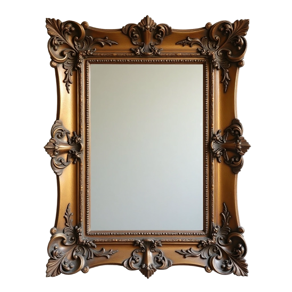 Ornate Gold Mirror